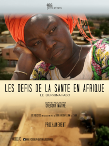 Affiche film les défis de la santé en Afrique